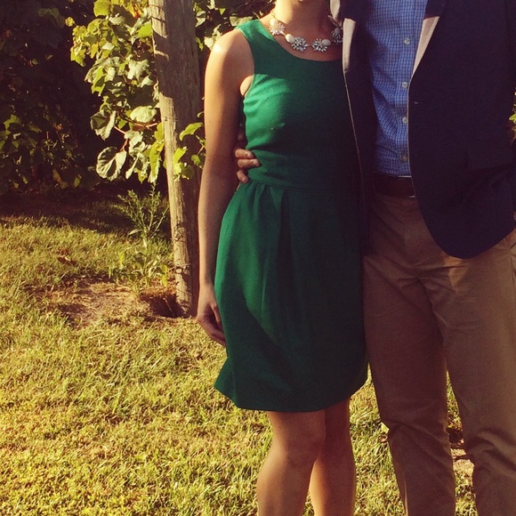 J Crew 00 Green Dress - Picture 5 of 5